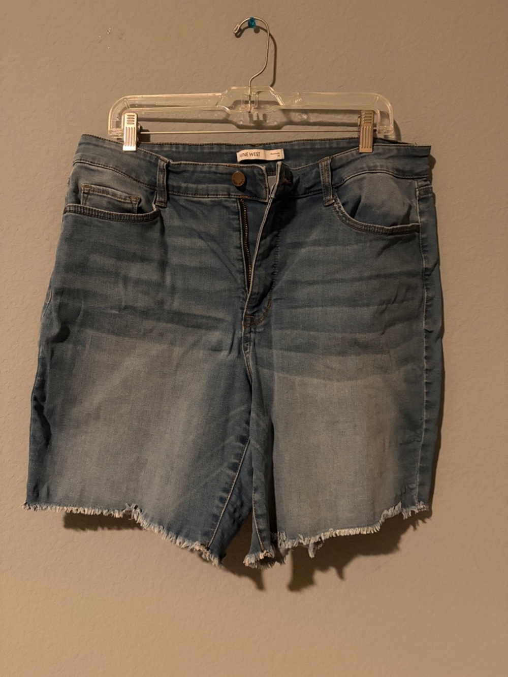 Nine West Light Blue Denim Cutoff Shorts